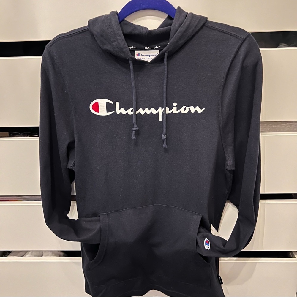 Lightweight  Champion Authentic Athletic wear hoodie/jersey.